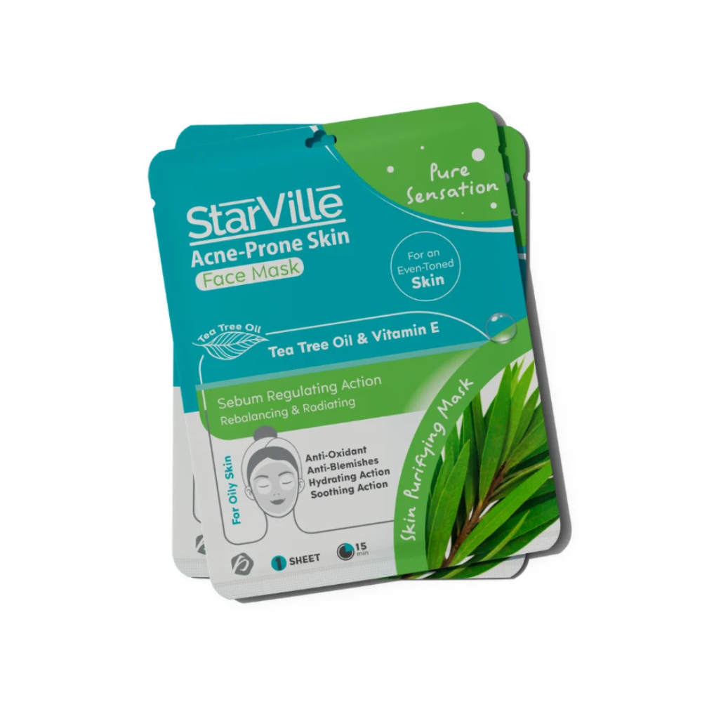 StarVille Acne-Prone Skin Face Mask 10 Sheets