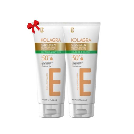 Kolagra Sunscreen Gel Cream SPF 50+ 50 ml 1+1