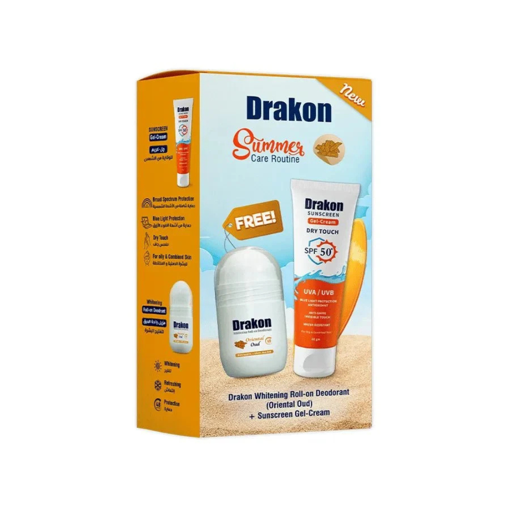 Drakon Whitening Roll-On Oud Arabi + Sunscreen Gel