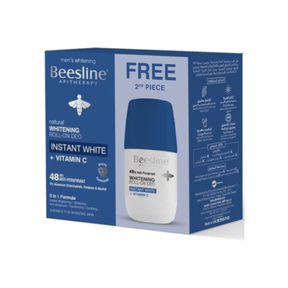 Beesline Instant Bright Vitamin C Whitening Roll-On Deo 1+1