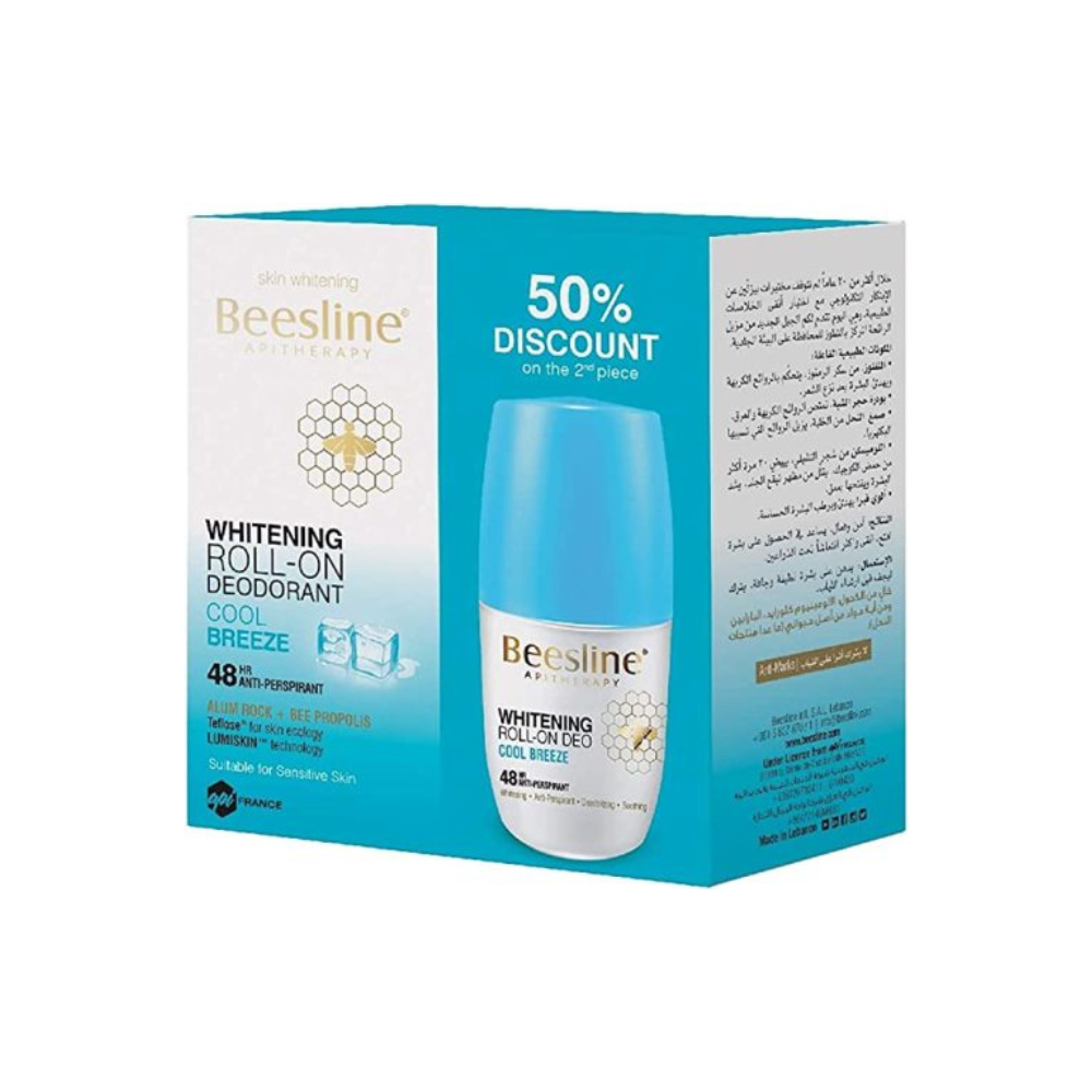 Beesline Whitening Roll-On Deo Breezy Fresh 50 ml 1+1