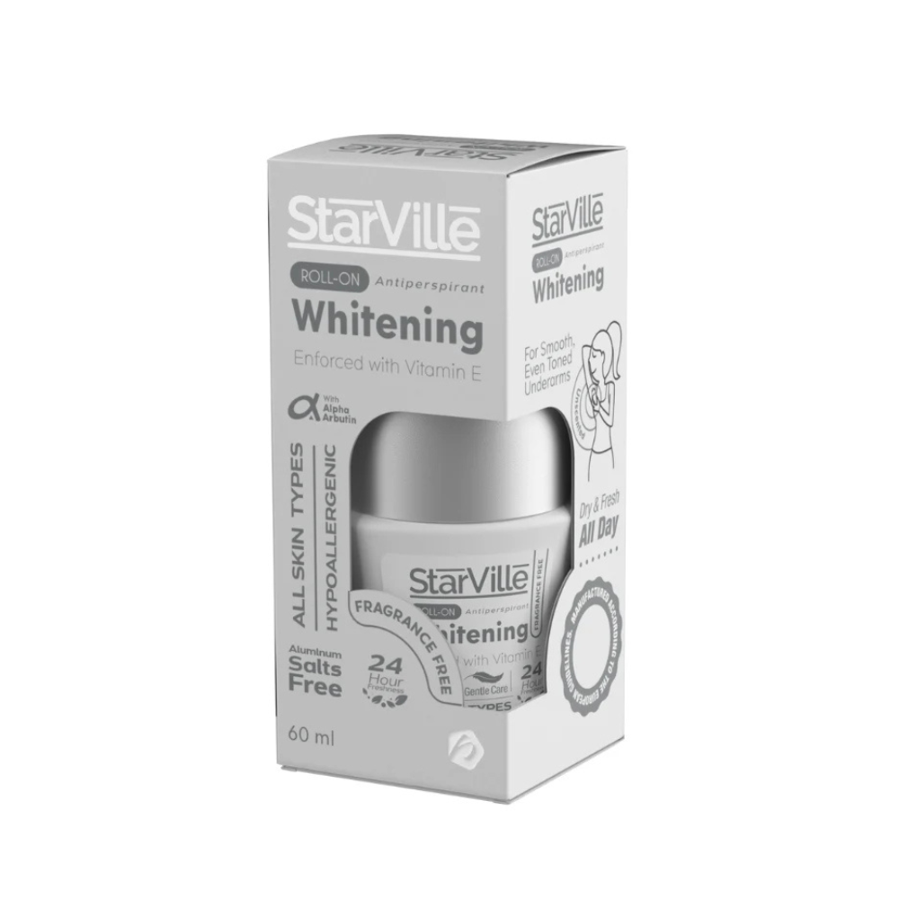 StarVille Whitening Roll On Fragrance Free 60 ml