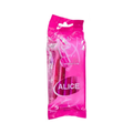 ALICE 3 Blade Women Razor Pink 5 Pack