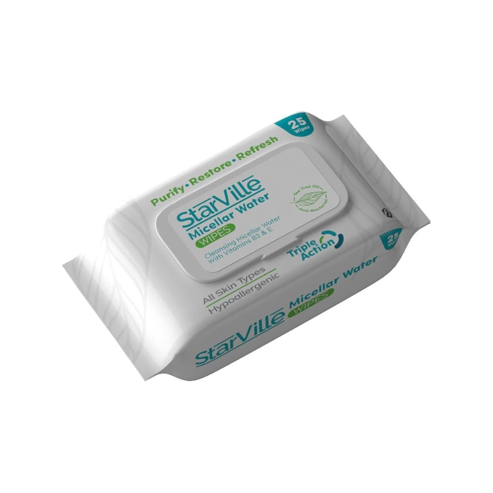 StarVille Micellar Water Wipes 25 Wipes