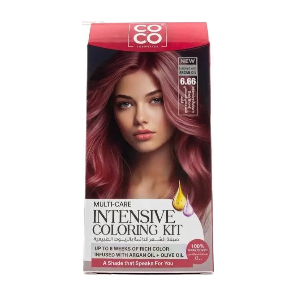 Coco Hair Color No. 6.66 Intensive Auburn Dark Blonde