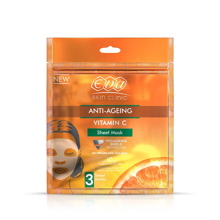 Eva Skin Clinic Vitamin C Sheet Mask 3 Sheets
