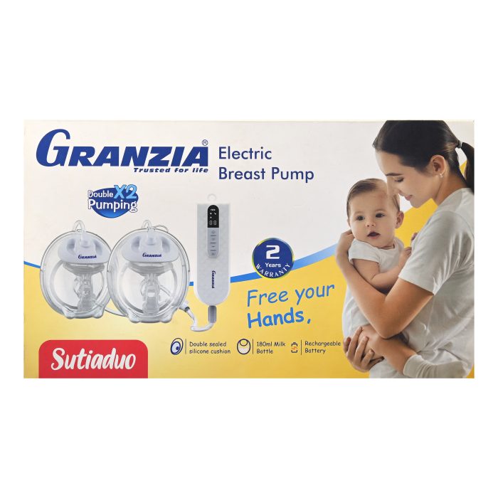شفاط حليب كهربائي مزدوج  Granzia SutiADuo Wearable Electric Double Breast Pump