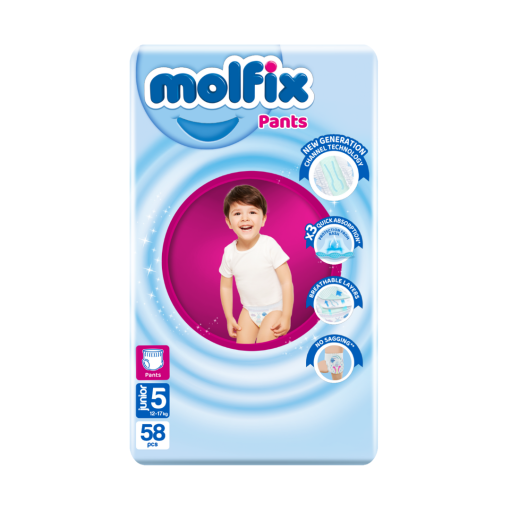 MOLFIX PANTS 5 (12-17KG) 58PCS