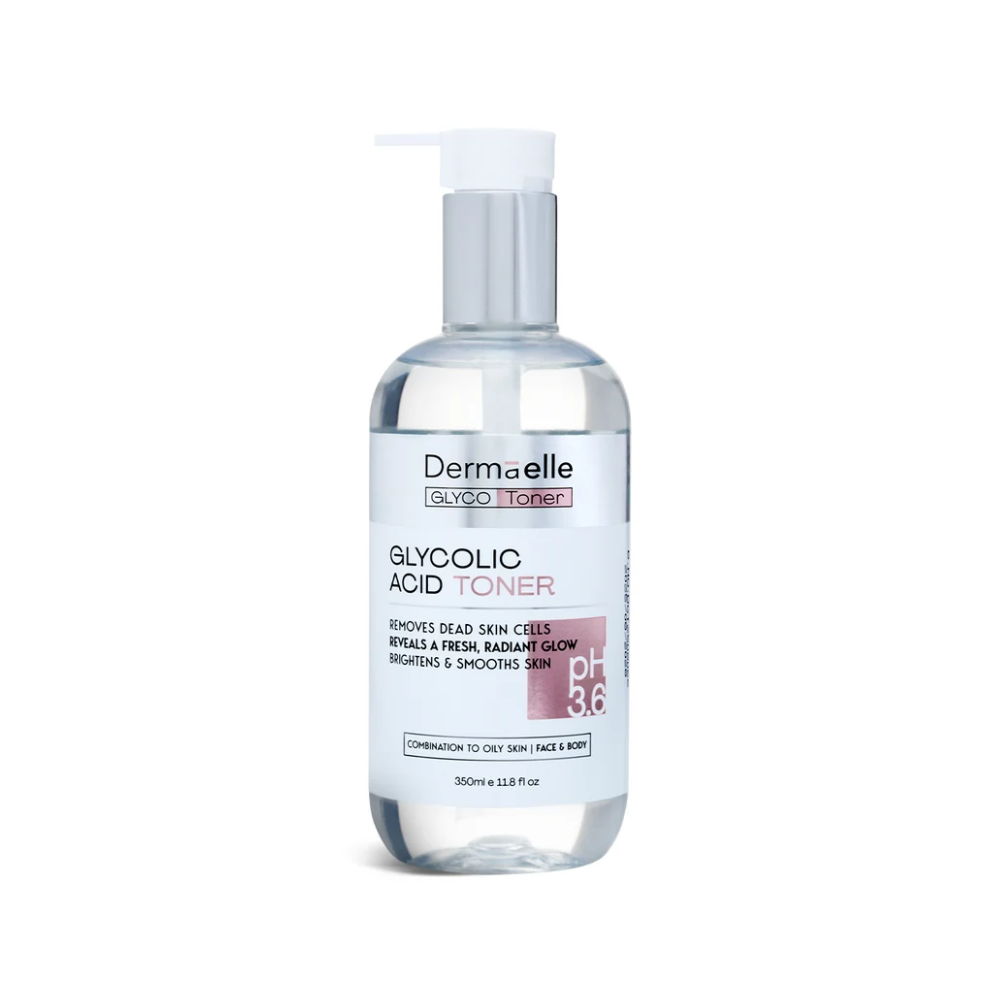 Dermaelle Gentle Exfoliating & Radiance Glycolic Acid Toner 350 ml