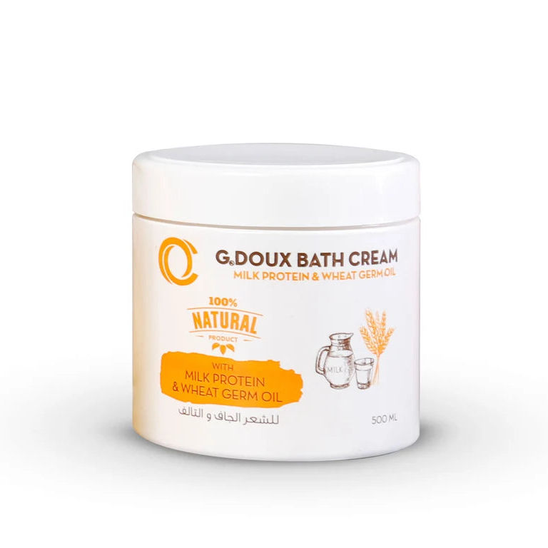 G Doux Bath Cream Milk Protein & Wheat Germ Oil 500 ml