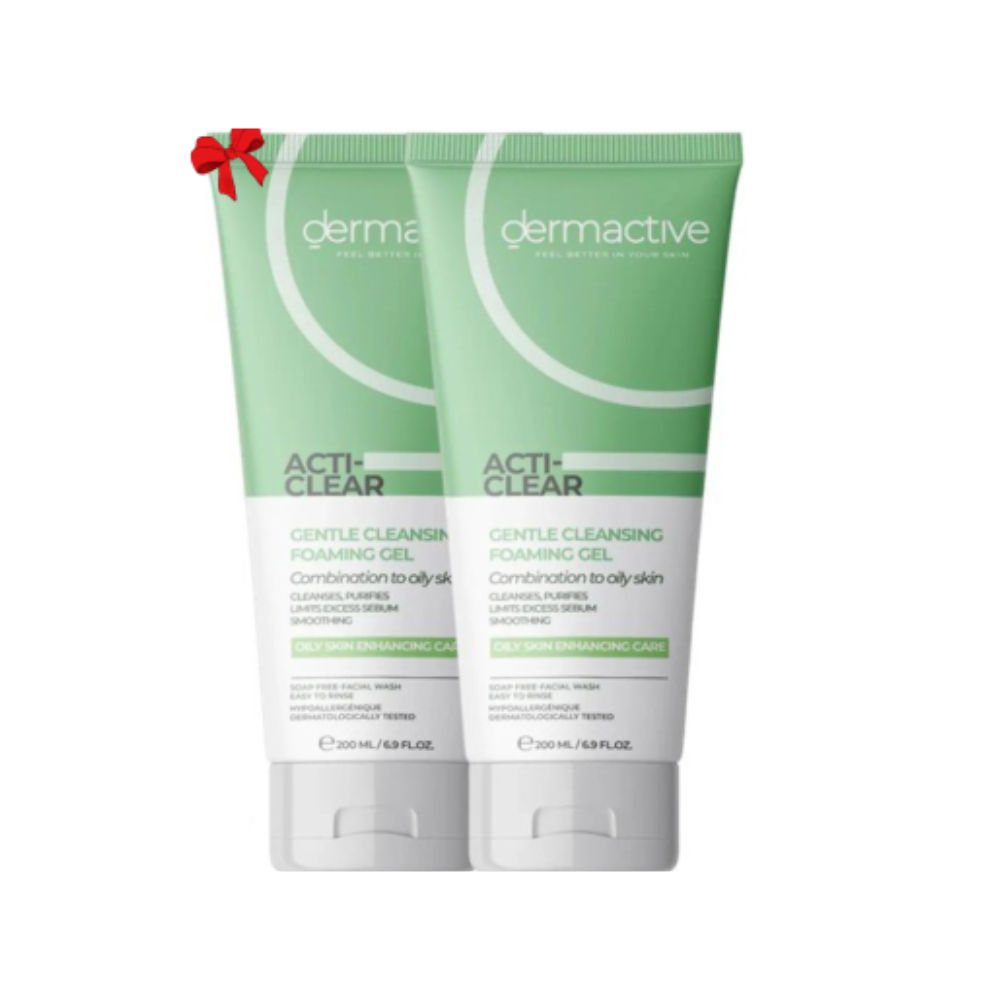 Dermactive Acti-Clear Gentle Cleansing Foaming Gel 200 ml 1+1