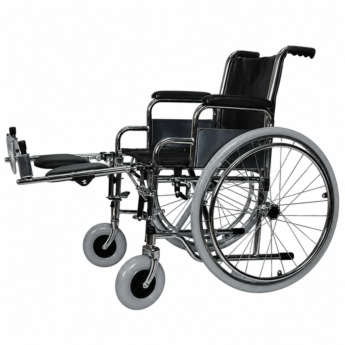 Wheelchair with Elevated Leg Rest