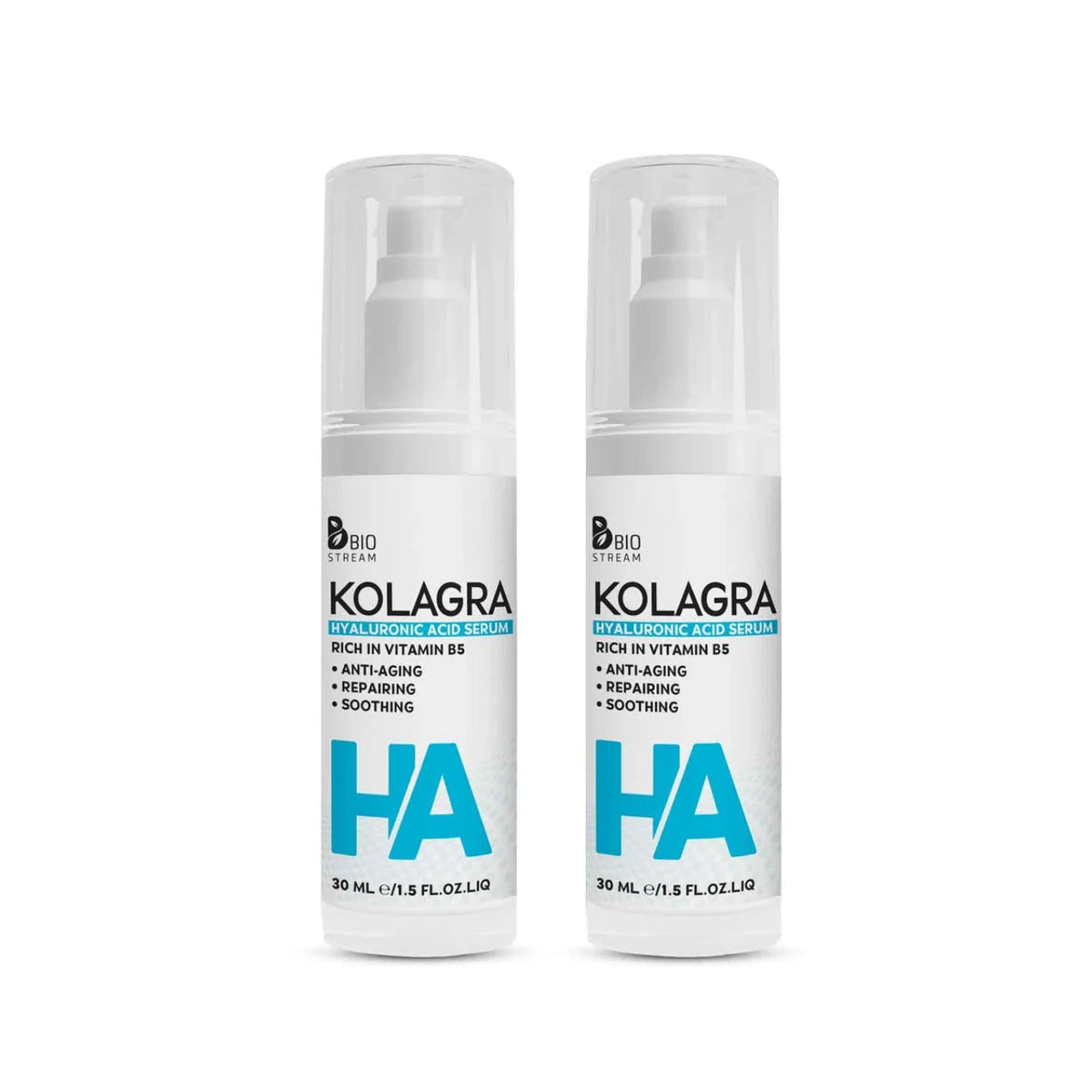Kolagra Hyaluronic Acid 1.5% + Vitamin B5 Serum 30 ml 1+1 Offer