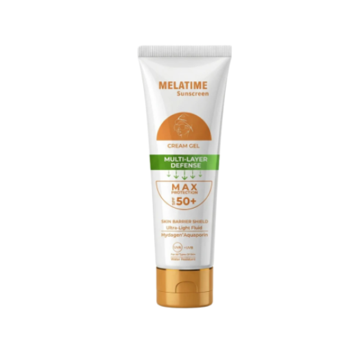 Melatime High-Protection Sunscreen Cream Gel SPF 50+ 60 gm