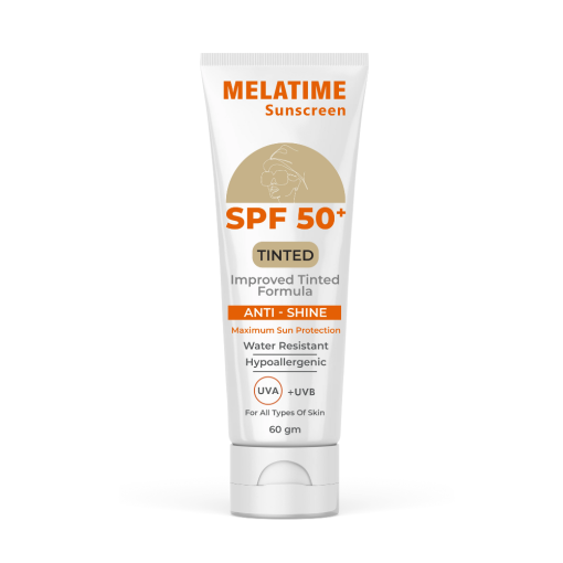 Melatime Tinted Sunscreen SPF 50+ 60 gm
