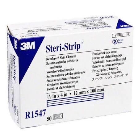 3M Steri-Strip Reinforced Adhesive Skin Closures R1547 – 12 mm × 100 mm