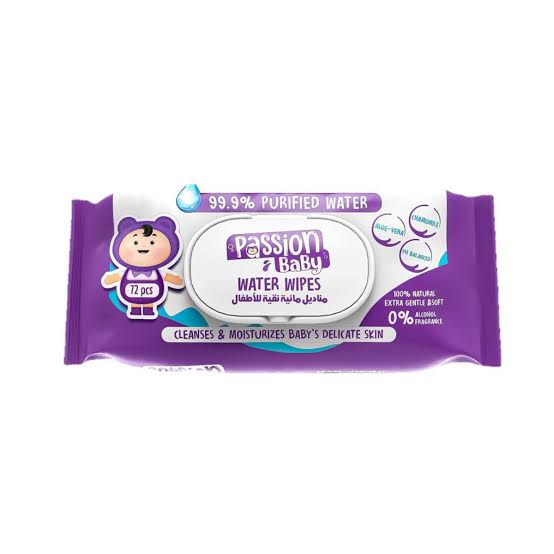 Passion Baby Water Wipes 72 pcs