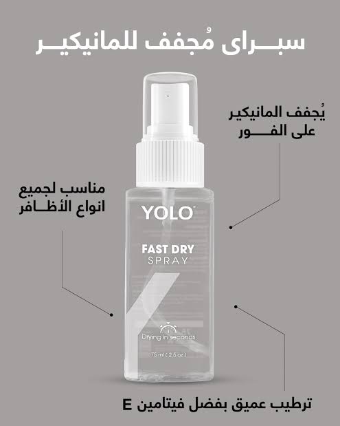 YOLO Fast Dry Spray 75 ml
